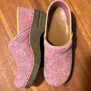 Dansko Professional Pink Floral Clog
